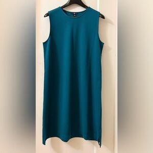 GAP LOVELY GREEN SLEEVELESS STRETCHY DRESS